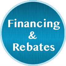 Financing and Rebates button